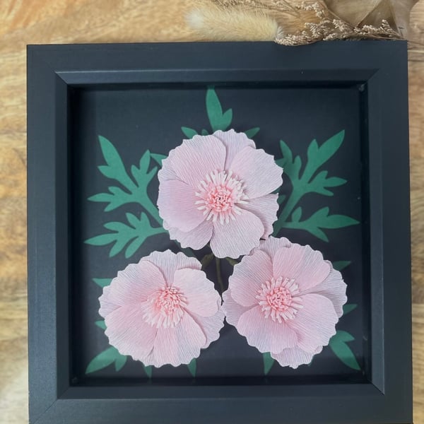 Crepe paper flower picture