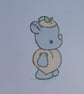 Rhino Dressed As A Peach Blank Card - Image 6
