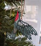 Embroidered Lace Hummingbird Hanging Ornament - Image 10
