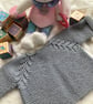Hand Knitted ‘Fearne’ Baby Girl’s Cardigan (0-3 months) - Image 5