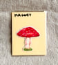 Red Toadstool Fridge Magnet