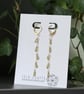 Peridot Garden Drop Earrings Natural Gemstone & Stainless Steel