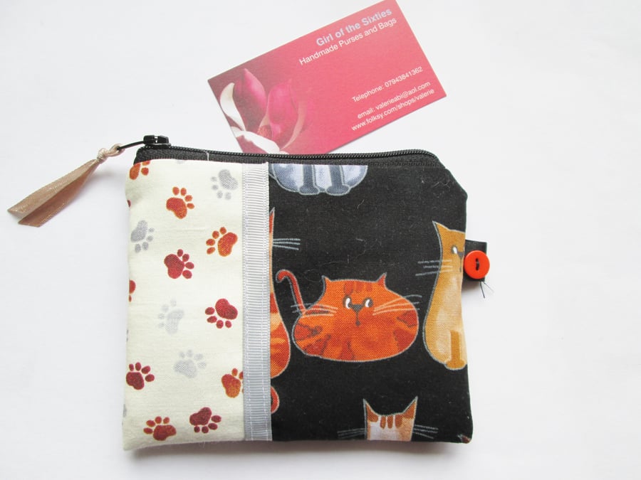 Coin  Purse  -Cats 