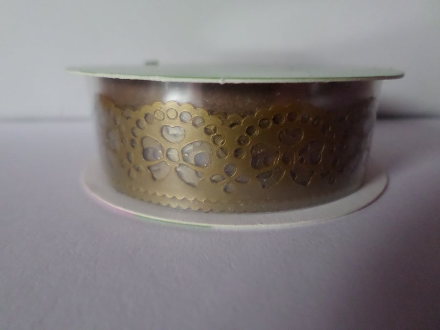 1 x 1m Roll SelfAdhesive Plastic Ribbon Tape Folksy