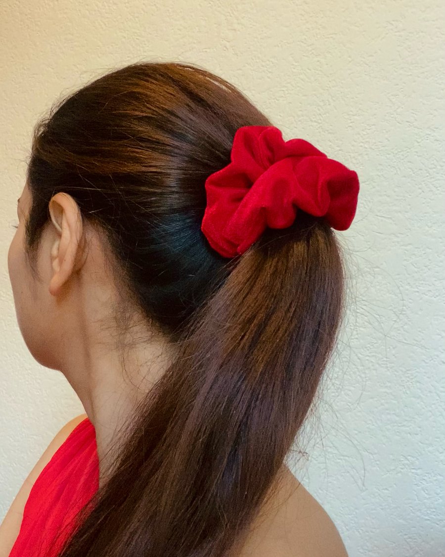 Red Velvet Scrunchies