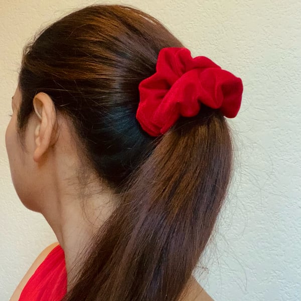 Red Velvet Scrunchies