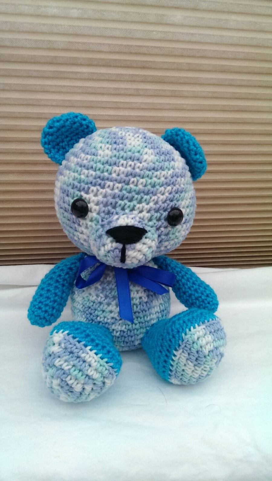 Amigurumi Turquoise and Blue Teddy Bear