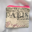 Paris Eiffel tower coin purse