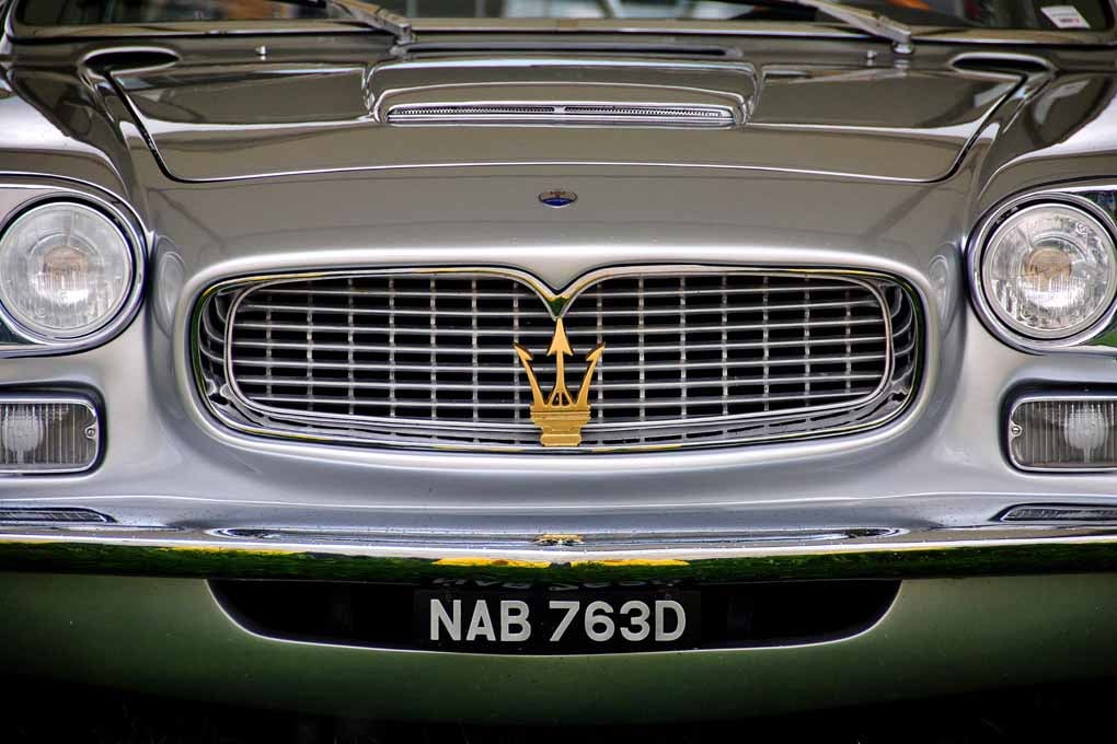 Maserati Italian Sports Car Front View Photograph Print