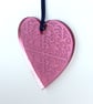 Pink mirrored heart - Image 1