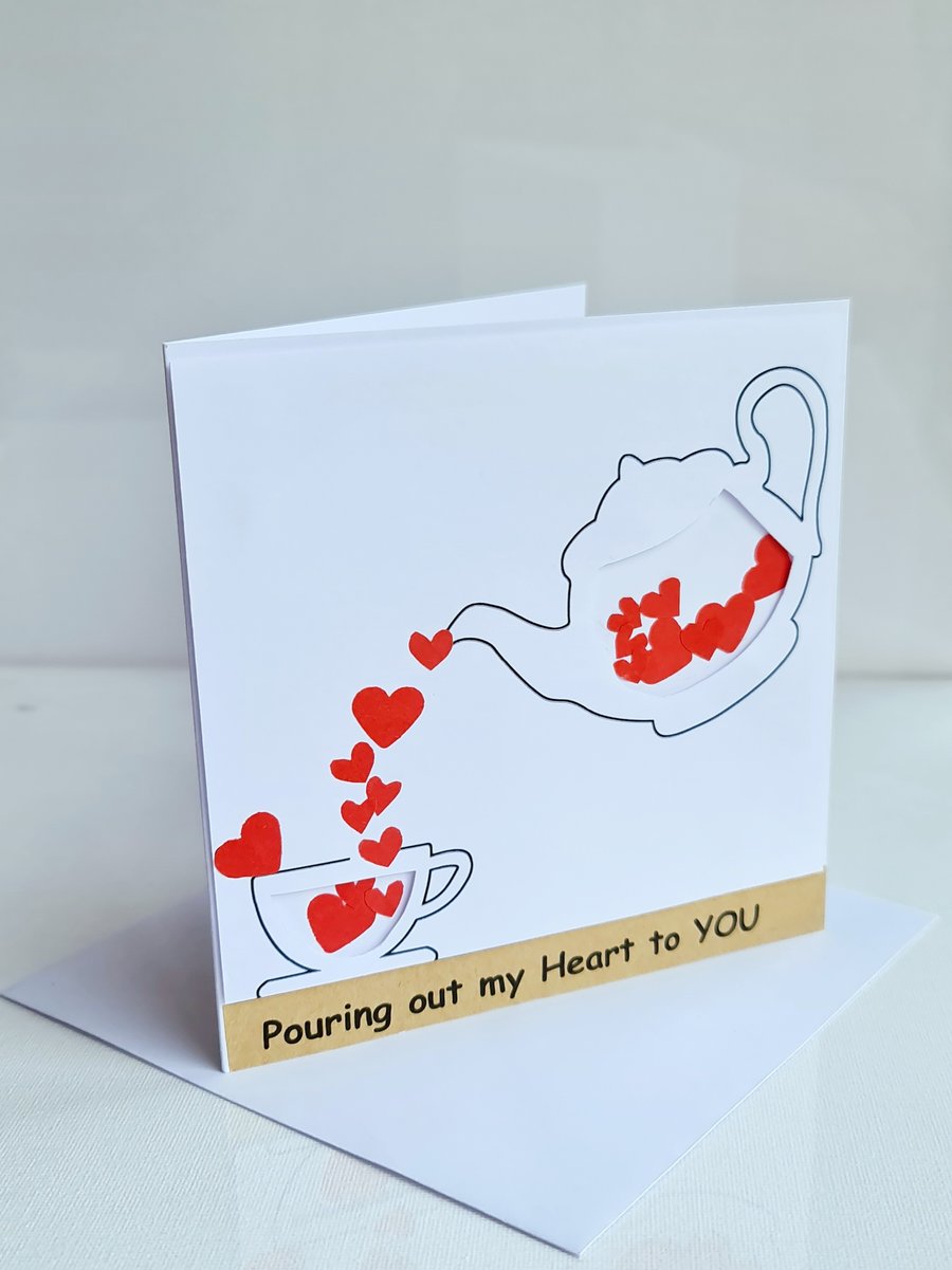 Handmade Valentine, Engagement, Anniversary Card