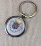 St Barts Flag Keyring