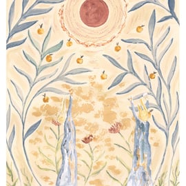 'Golden apples of the sun' A3 Giclee Print