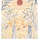 'Golden apples of the sun' A3 Giclee Print