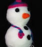 Wool Felted Snowman Christmas Bauble  - Image 2