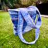 Denim waistband tote bag