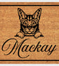 Savannah Cat Door Mat - Personalised Savannah Cat Welcome Mat - 3 Sizes