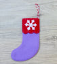 Felt Christmas Stocking Hanging Tree decoration - Image 4