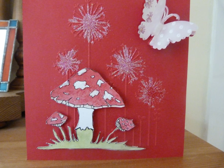 Wild Mushroom Card