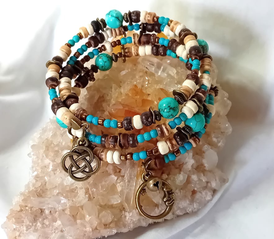 Turquoise Bohemian Style Bracelet