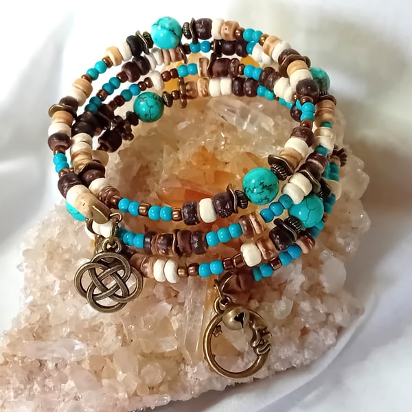 Turquoise Bohemian Style Bracelet