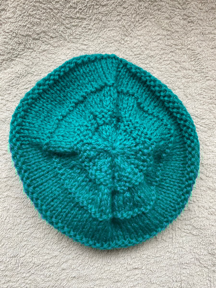 Grasshopper Hat, 0-3 months, handknitted