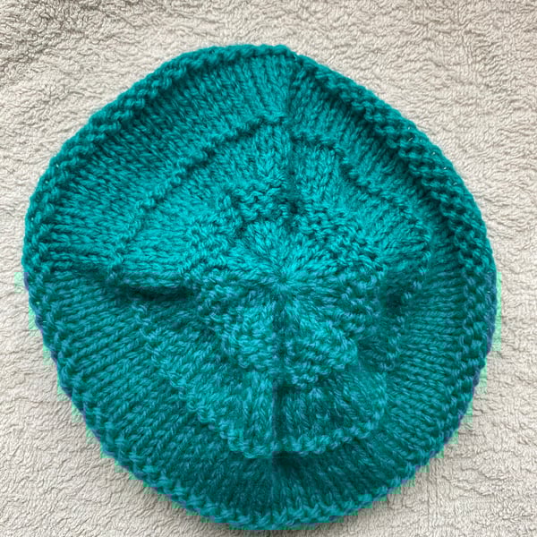 Grasshopper Hat, 0-3 months, handknitted