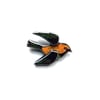 Customisable Liberty Yellow & Green Bird Resin Brooch by EllyMental