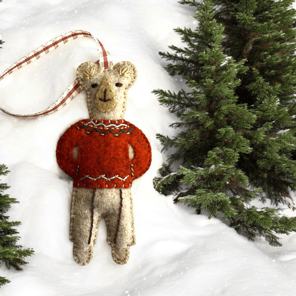 Christmas Fair Isle Jumper Bear