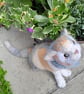 Grey Calico Cat, dotpebblesknits Design - Image 2