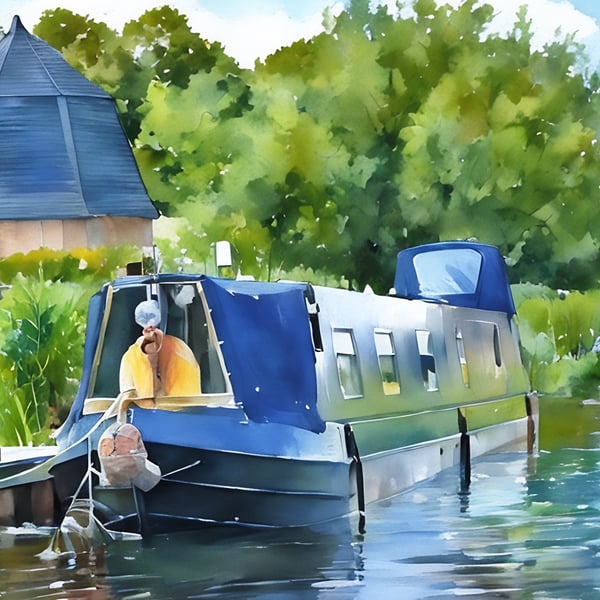 Digital Download of scene in Norfolk on The Fens 