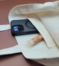 Large Tote Bag – Book Bag - Craft Project Bag - cute and whimsical - Image 2