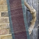 Rust and grey diamonds scarf