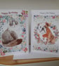 CUTE BULLDOG HANDMADE BIRTHDAY CARD. - Image 4