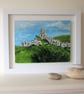 Corfe Castle original painting - Image 3