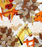 70s FUN  Vintage Fabric called  Animal Farm by Sundour Lampshade option 