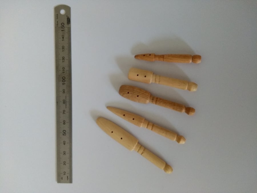 Combination Pack of Half-Cone and Full-Cone Sticks for Stumpwork Embroidery