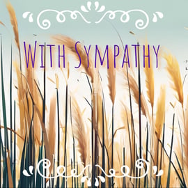 Reeds Blowing In Wind Sympathy Card A5