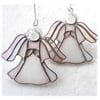 Angel Suncatcher Stained Glass White Hands 022 023