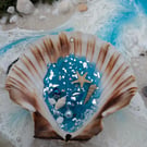 Hanging Shell With Resin Rockpool