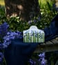 Bluebell Butter Dish - Hand Painted - Image 3