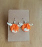 Highland cow earrings, crochet gift for women girls, Scottish present jewellery  - Image 2