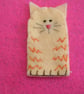Handmade Felt Cat finger puppet - Image 2