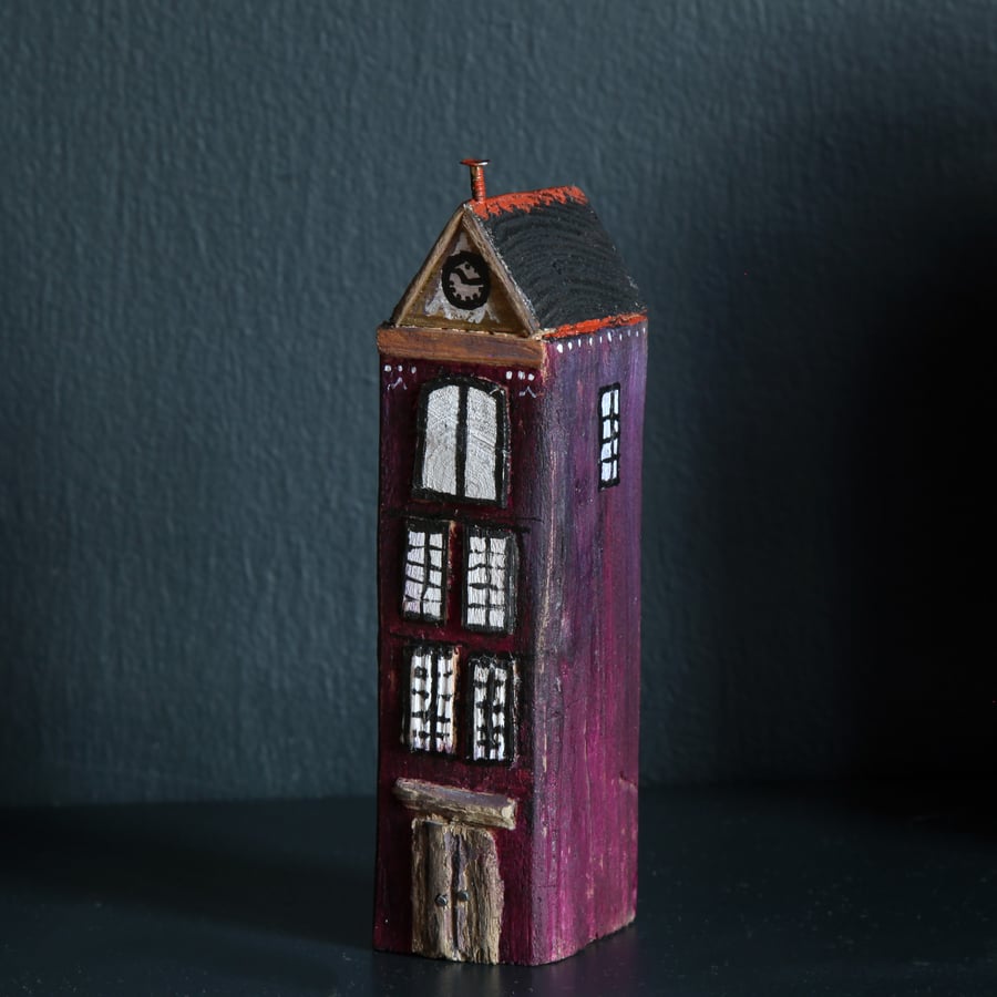 Wonky Buildings, Amsterdam Driftwood Art