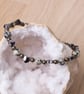 Dalmatian Jasper gemstone and heart beaded bracelet - Image 3