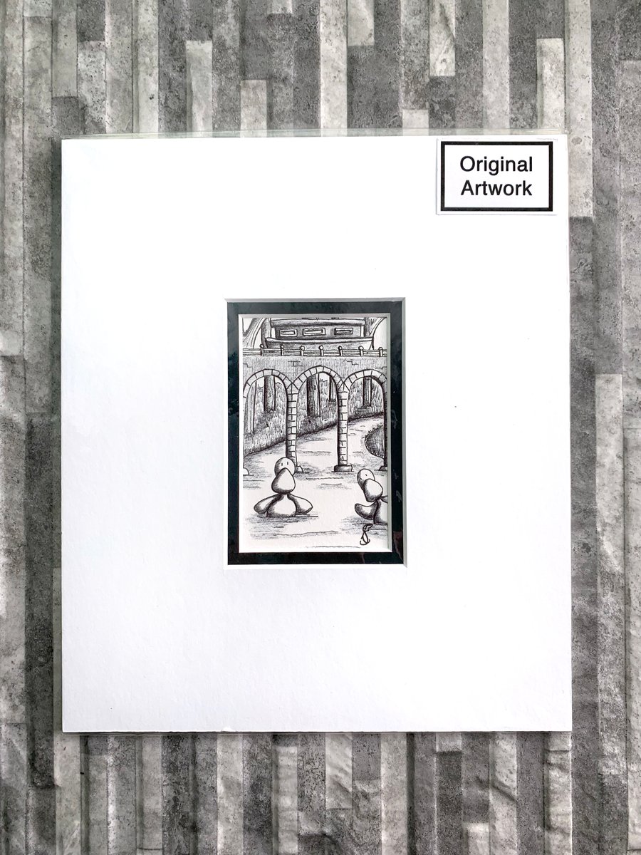 Highland Cow Mini Original Artwork