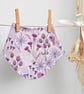 Thistles and Bees Print Baby Bib Bandana Style