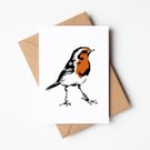 Robin Bird A6 greetings card
