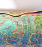 Cushions - Botanical Cushion with a Monstera Leaf and Free Machine Embroidery  - Image 8