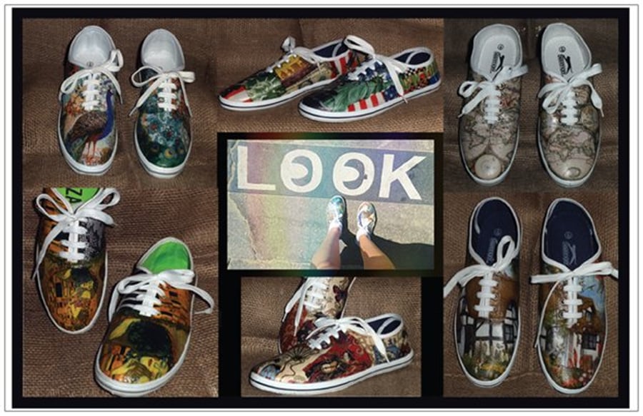 Unique & Beautiful Decorated Canvas Shoes Order Book Closed Reopens April 2021